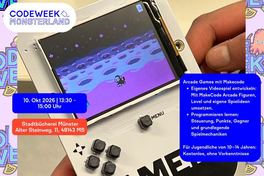 Arcade Games mit MakeCode