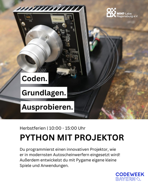 Gaming am Autoscheinwerfer