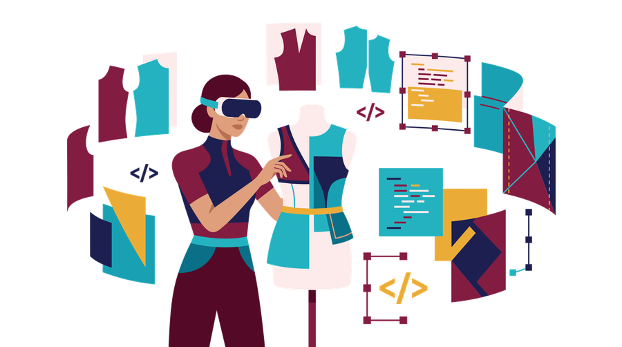 Vom Alttextil zum neuen Lieblingsstück: Textil- Upcycling mit Laser Cutter und Augmented Reality
