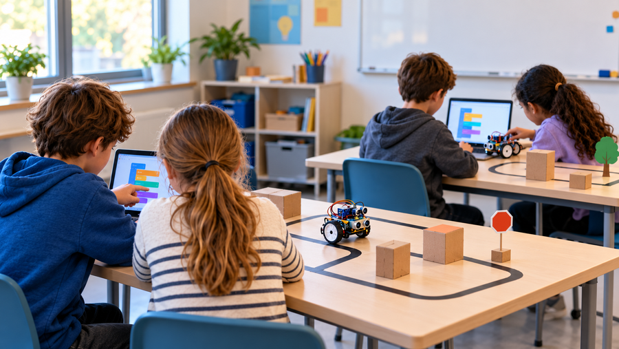 Mission Smart City – Programmiere deinen ersten Roboter