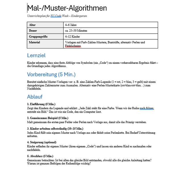 Mal-/Muster-Algorithmen