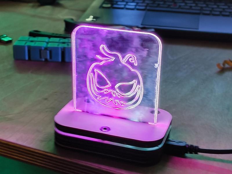 Digitale Geisterlampe