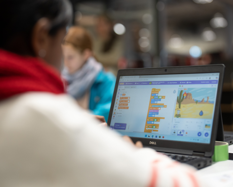Girls code mit Scratch