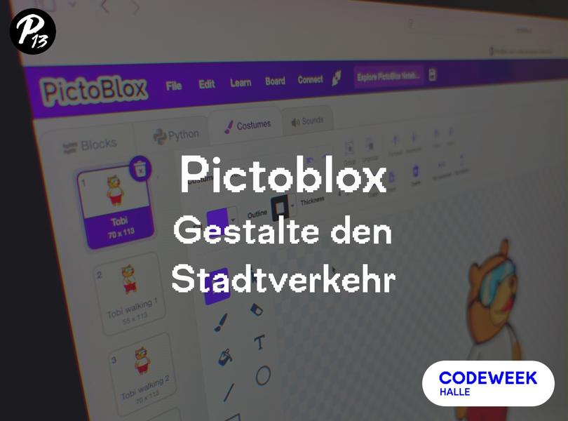 Pictoblox - Gestalte den Stadtverkehr