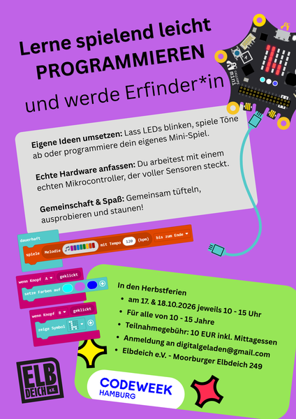 Spielend leicht Programmieren lernen - und Erfinder*in werden
