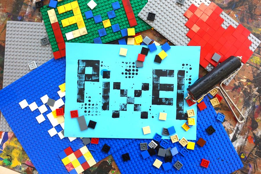 Die offene Pixelwerkstatt – Drucken mit Steckstbausteinen