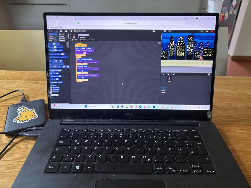 Erstelle dein eigenes Spiel mit SNAP!