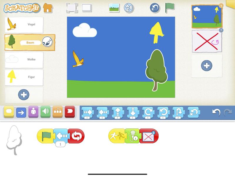eigenes Videospiel mit Scratch Jr entwickeln