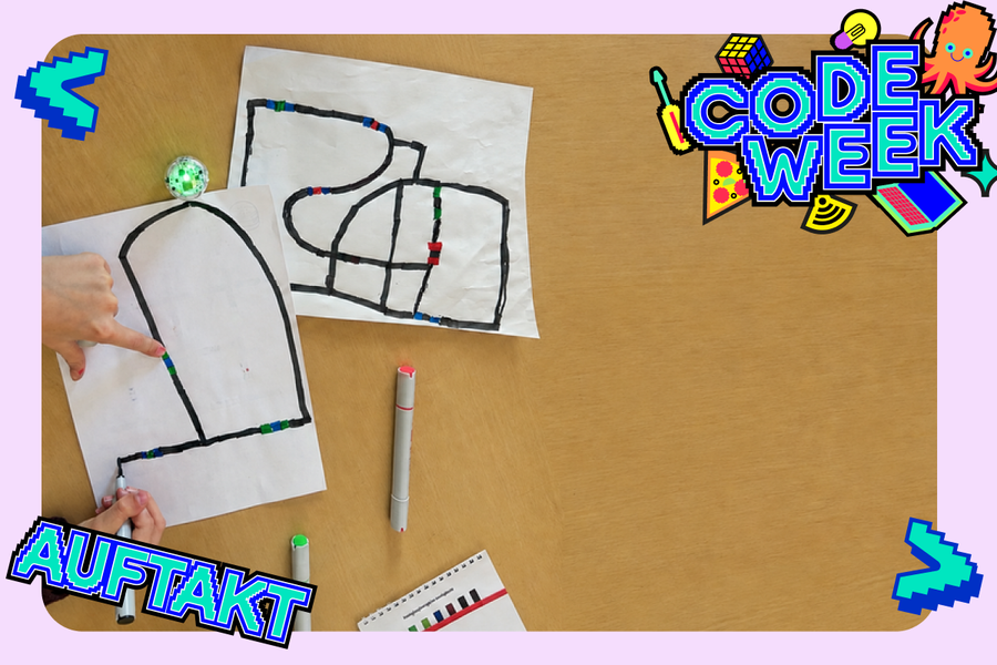 Programmiert Ozobots und lasst sie spannende Parcours und knifflige Aufgaben lösen!