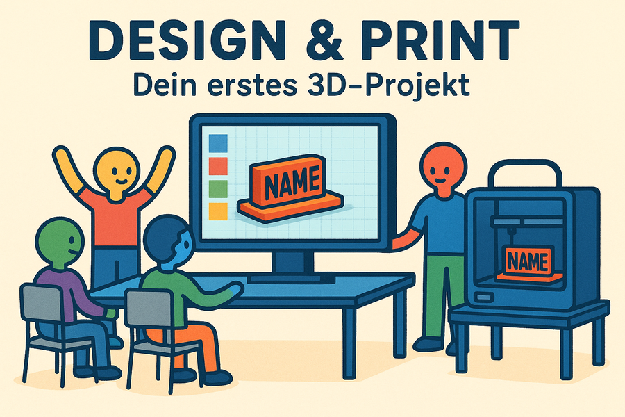 Design & Print - Dein erstes 3D-Projekt