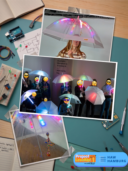 Lichterzauber im Regen: Programmiere und style deinen magischen Smart-Schirm! ☔✨